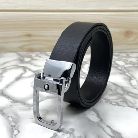 Casual U-Shape Leather Strap Belt For Men-JonasParamount