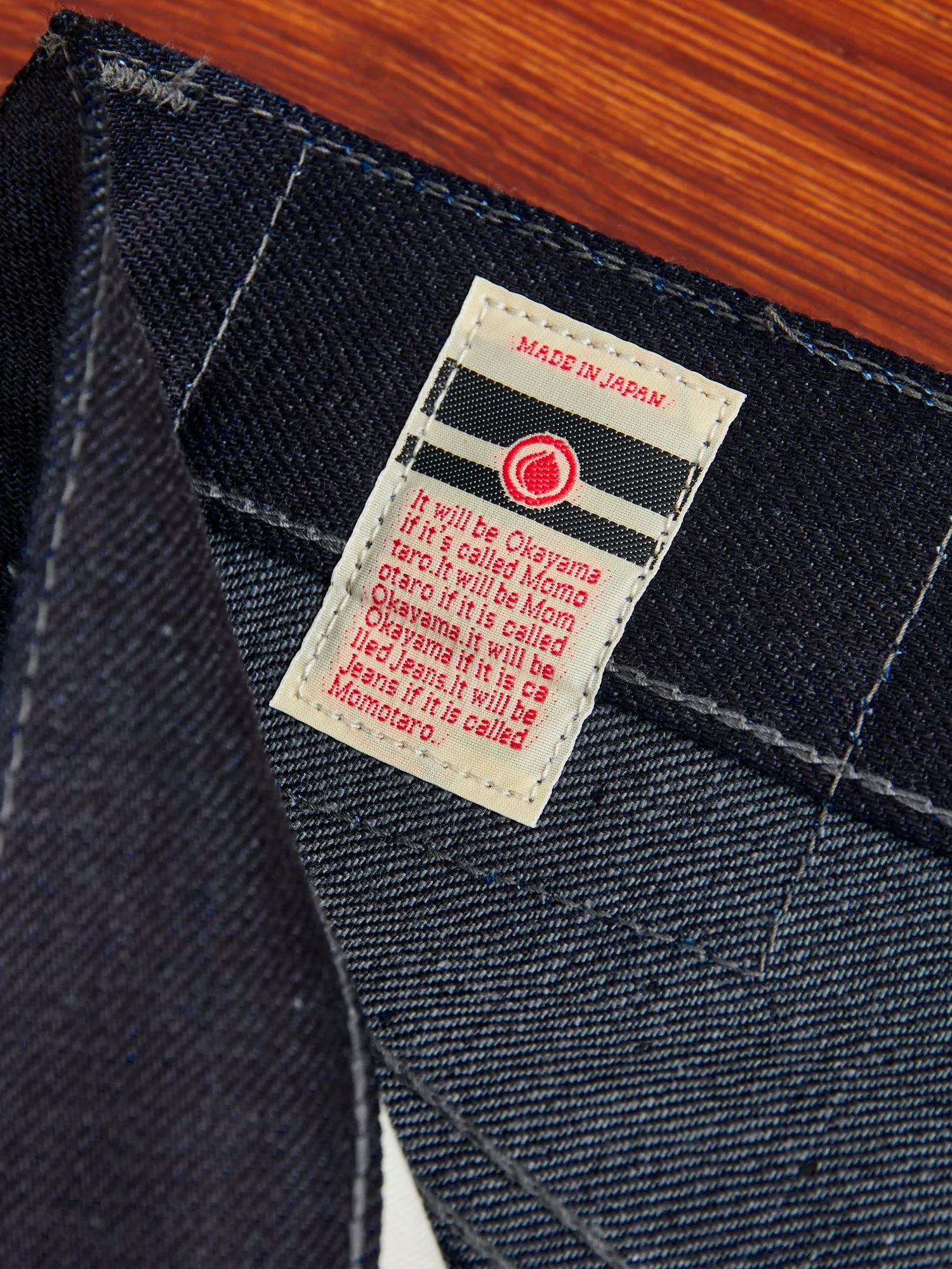 0605-52G "Indigo x Grey" 18oz Selvedge Denim - Natural Tapered Fit