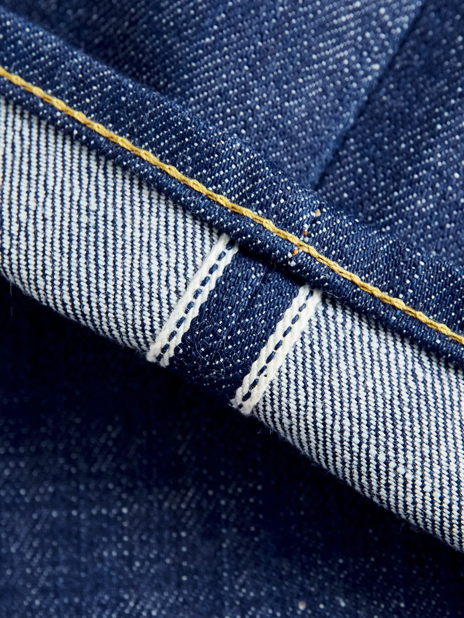 0605-AI "Natural Indigo Aizome" 13.5oz Selvedge Denim - Natural Tapered Fit