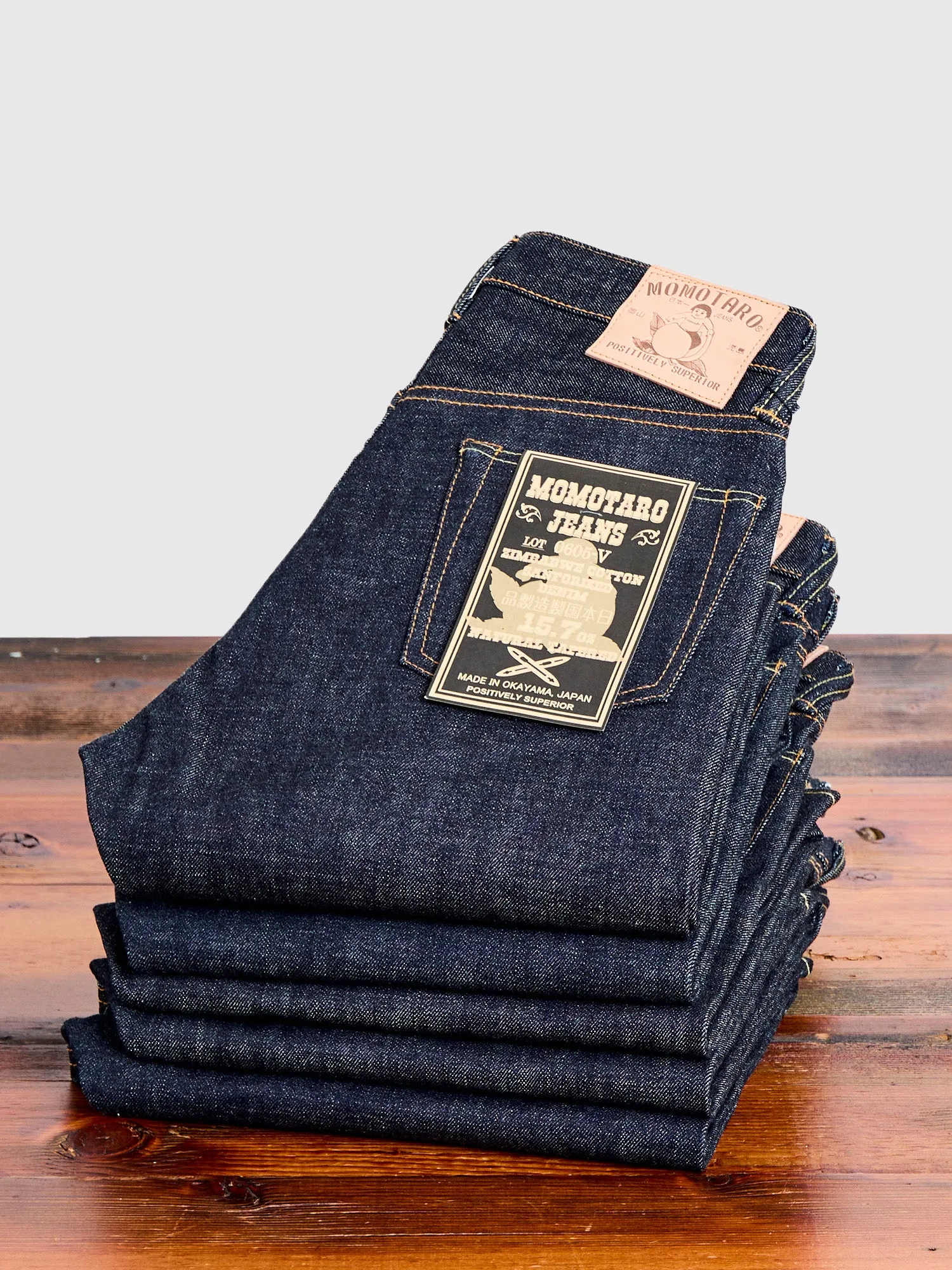 0605-V 15.7oz Selvedge Denim - Natural Tapered Fit