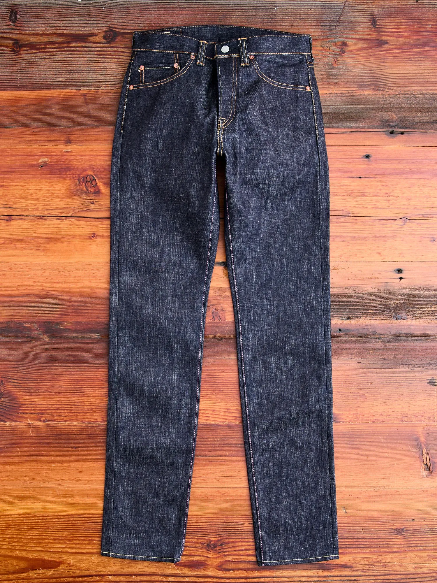 0605-V 15.7oz Selvedge Denim - Natural Tapered Fit