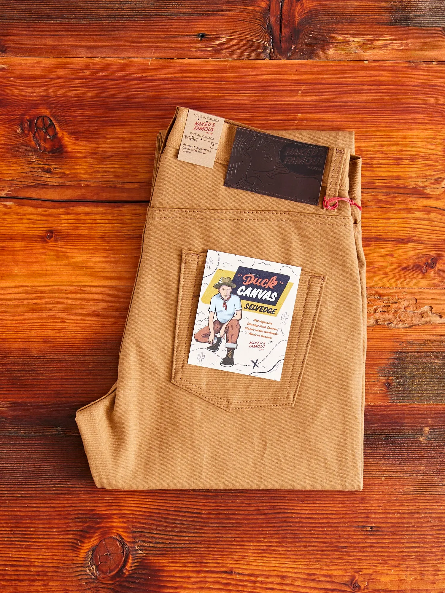 10oz Selvedge Duck Canvas - Easy Guy Fit