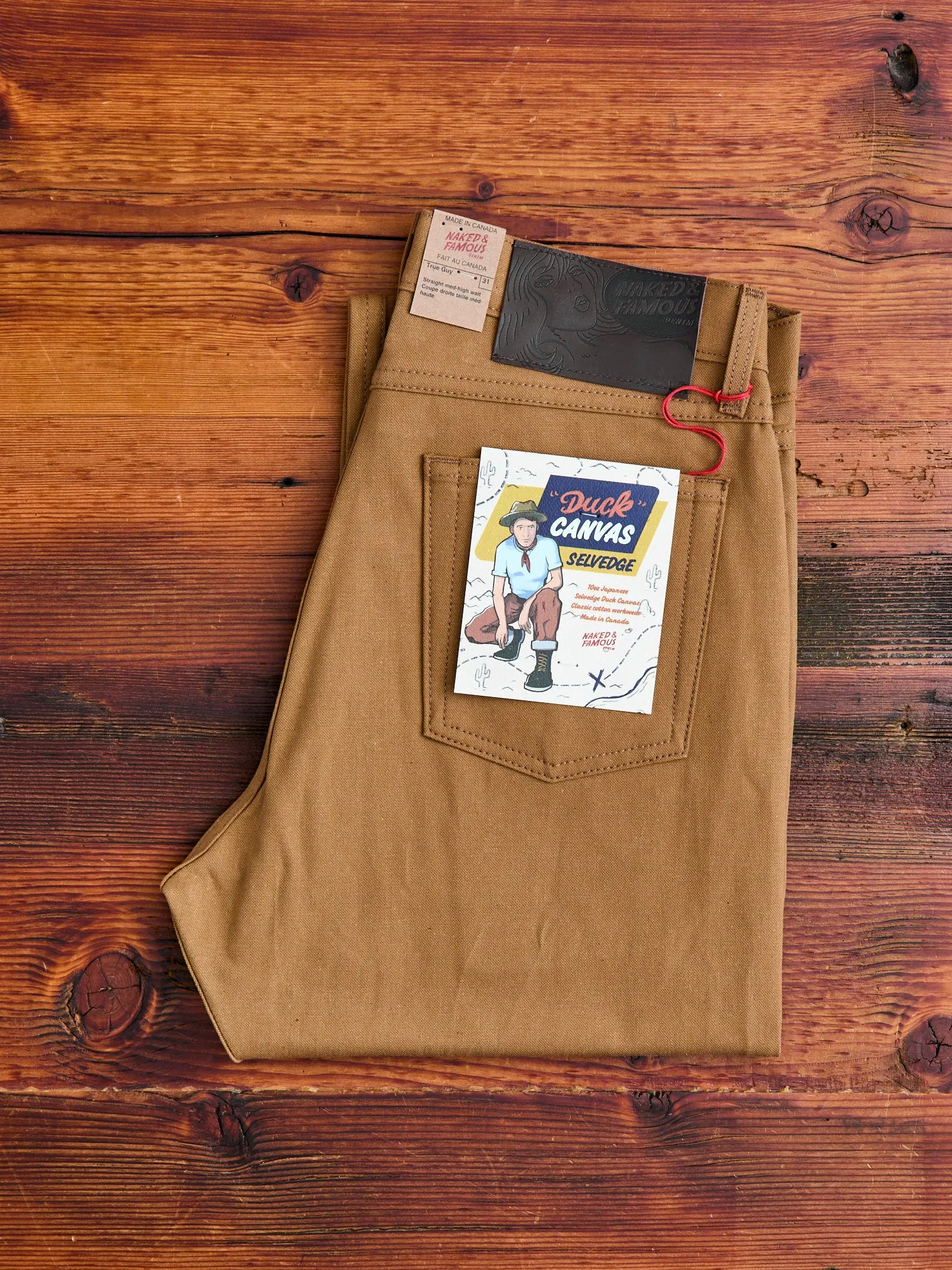 10oz Selvedge Duck Canvas - True Guy Fit