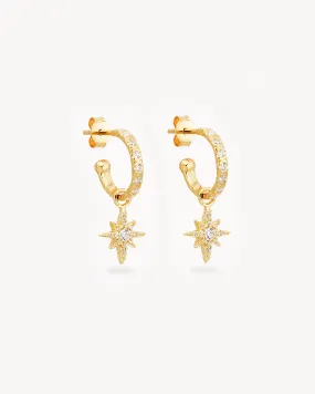 18k Gold Vermeil Dancing In Starlight Hoops