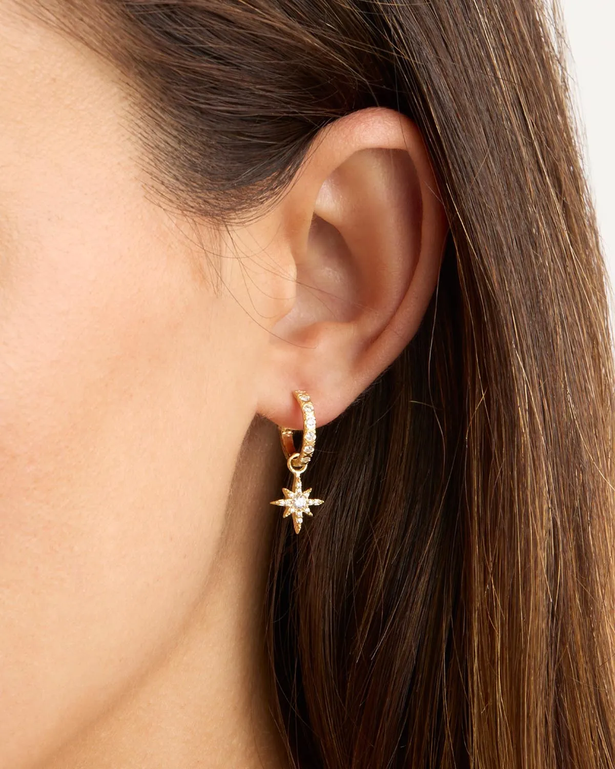 18k Gold Vermeil Dancing In Starlight Hoops