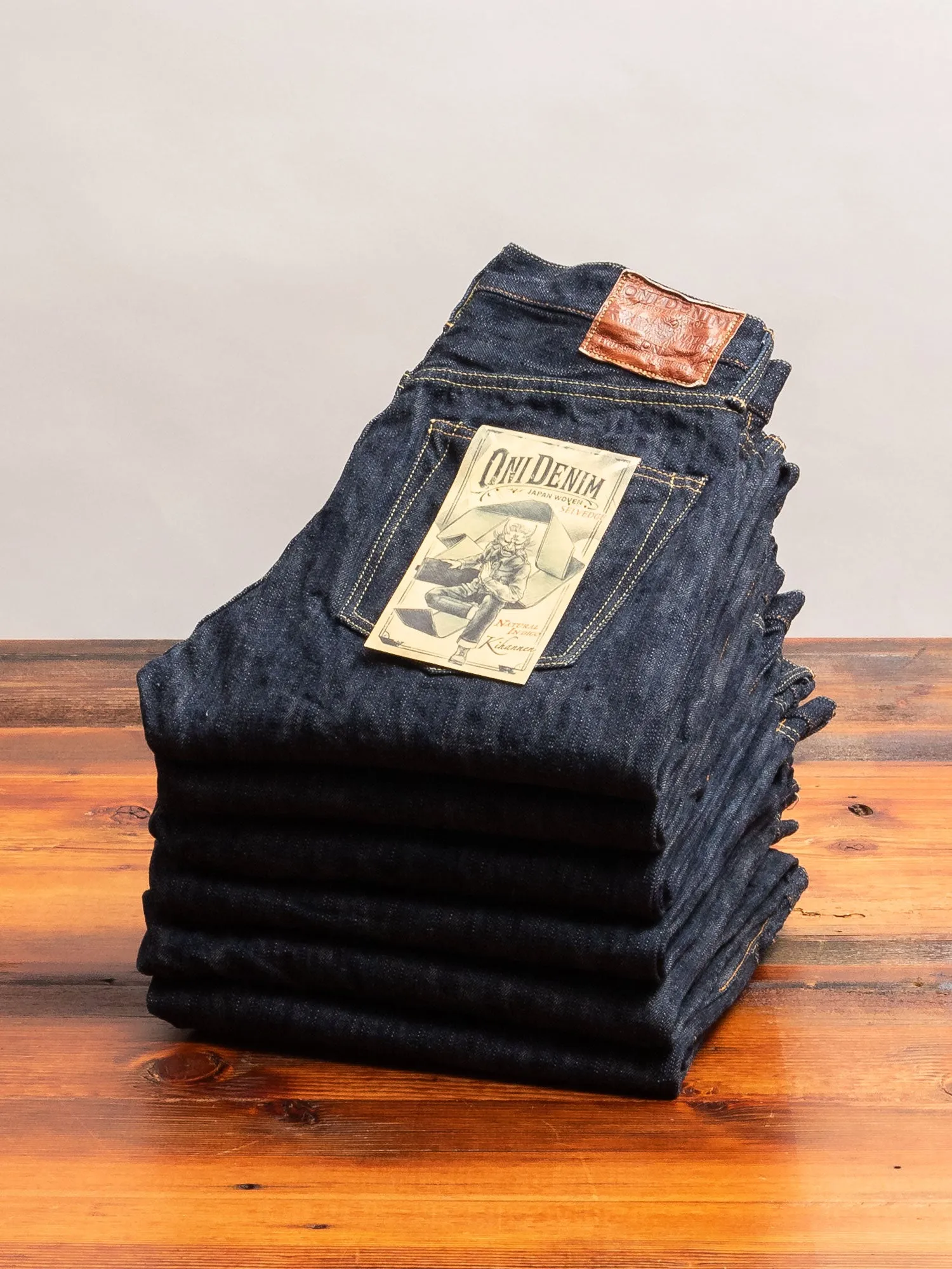 245-NIKHN "Natural Indigo Kihannen" 18oz Selvedge Denim - Regular Straight Fit