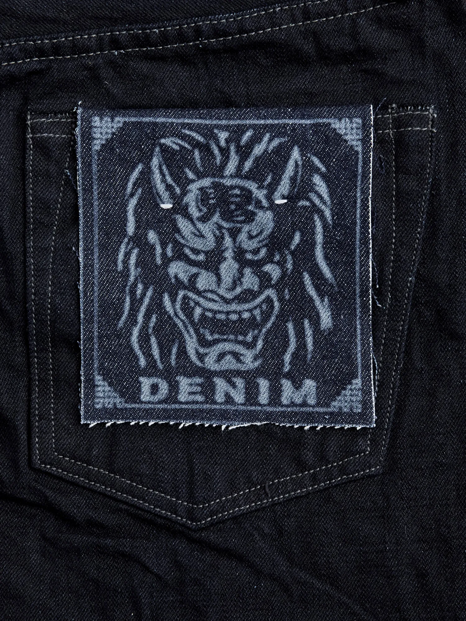 246-14BLK "Indigo Black" 14oz Selvedge Denim - Clean Straight Fit