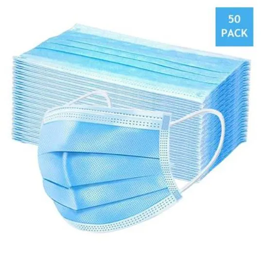 3 Ply Mask that helps you achieve your health goals and fitness- 50 count