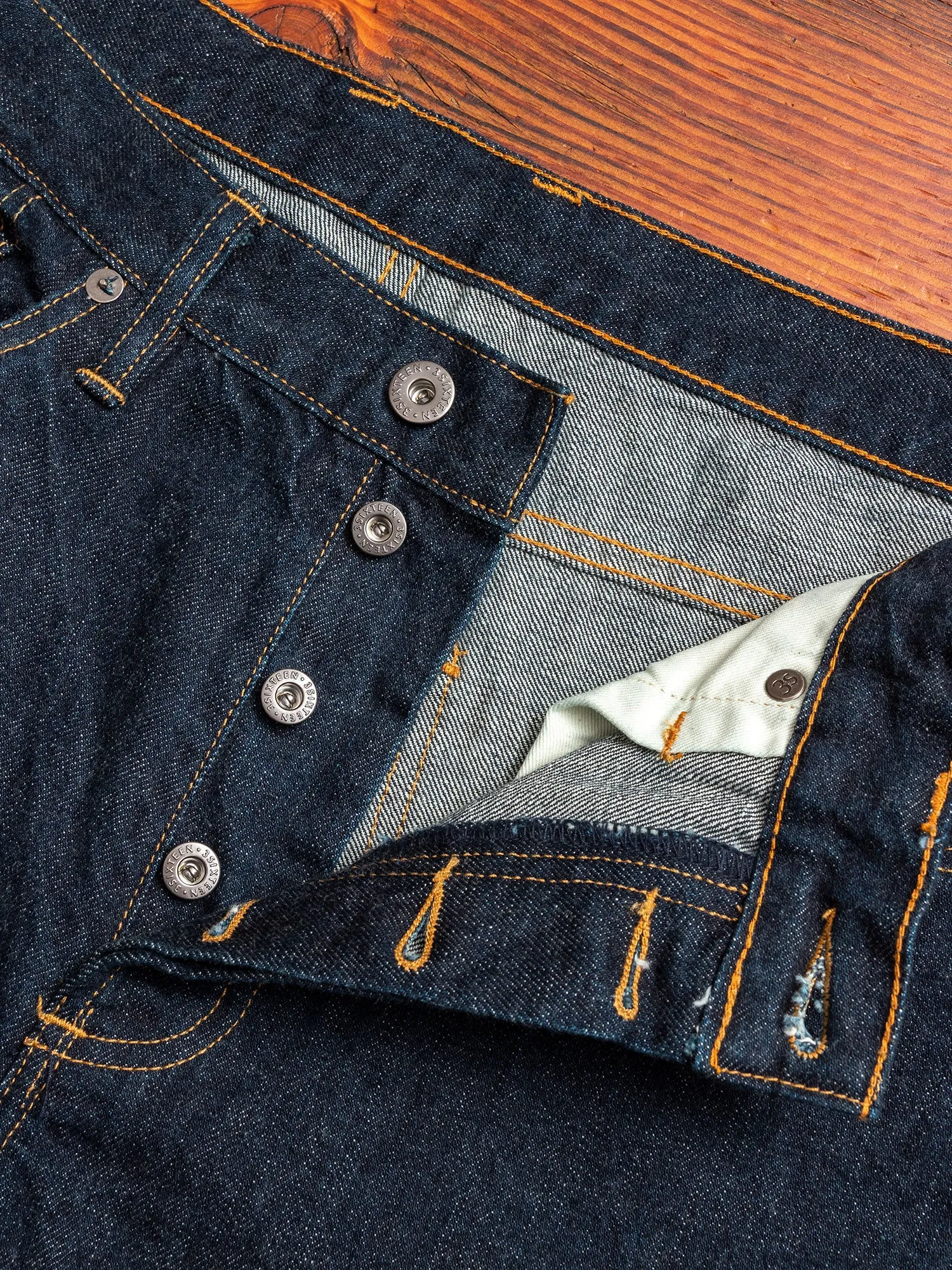 3sixteen x Blue Owl "Gold Rush" 12.5oz Selvedge Denim - Narrow Tapered Fit