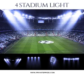 4 Stadium Light Overlays - Designer Pearls