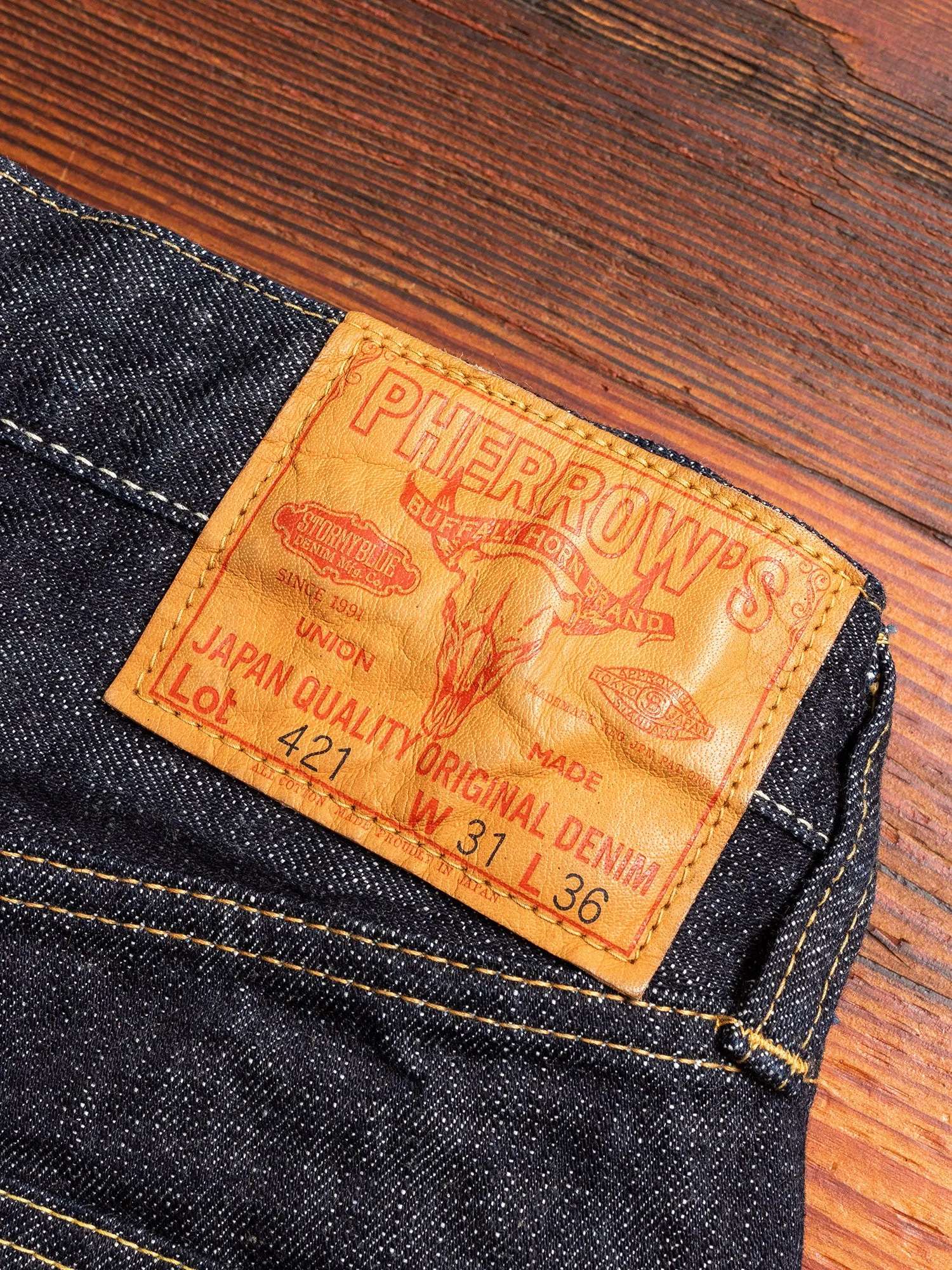 421SW 13.5oz Selvedge Denim - Classic Straight Fit