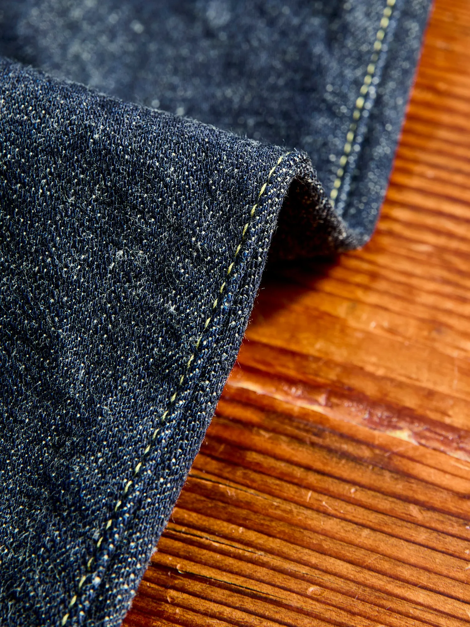 622-14KBE "Blue Oni" Indigo Beige 14oz Selvedge Denim - Relaxed Tapered