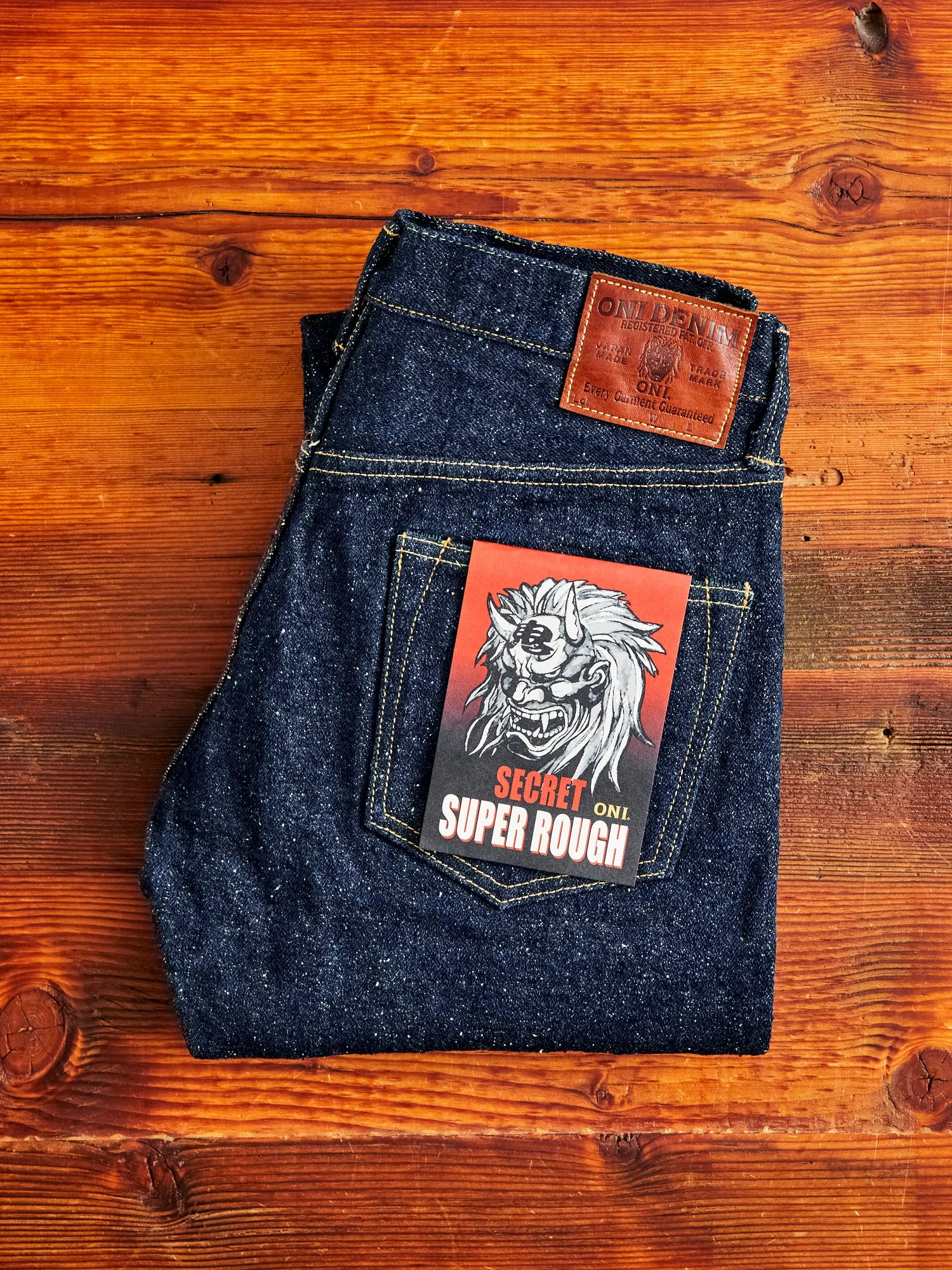 622SESR "Secret Super Rough Denim" 20oz Selvedge Denim - Relaxed Tapered Fit