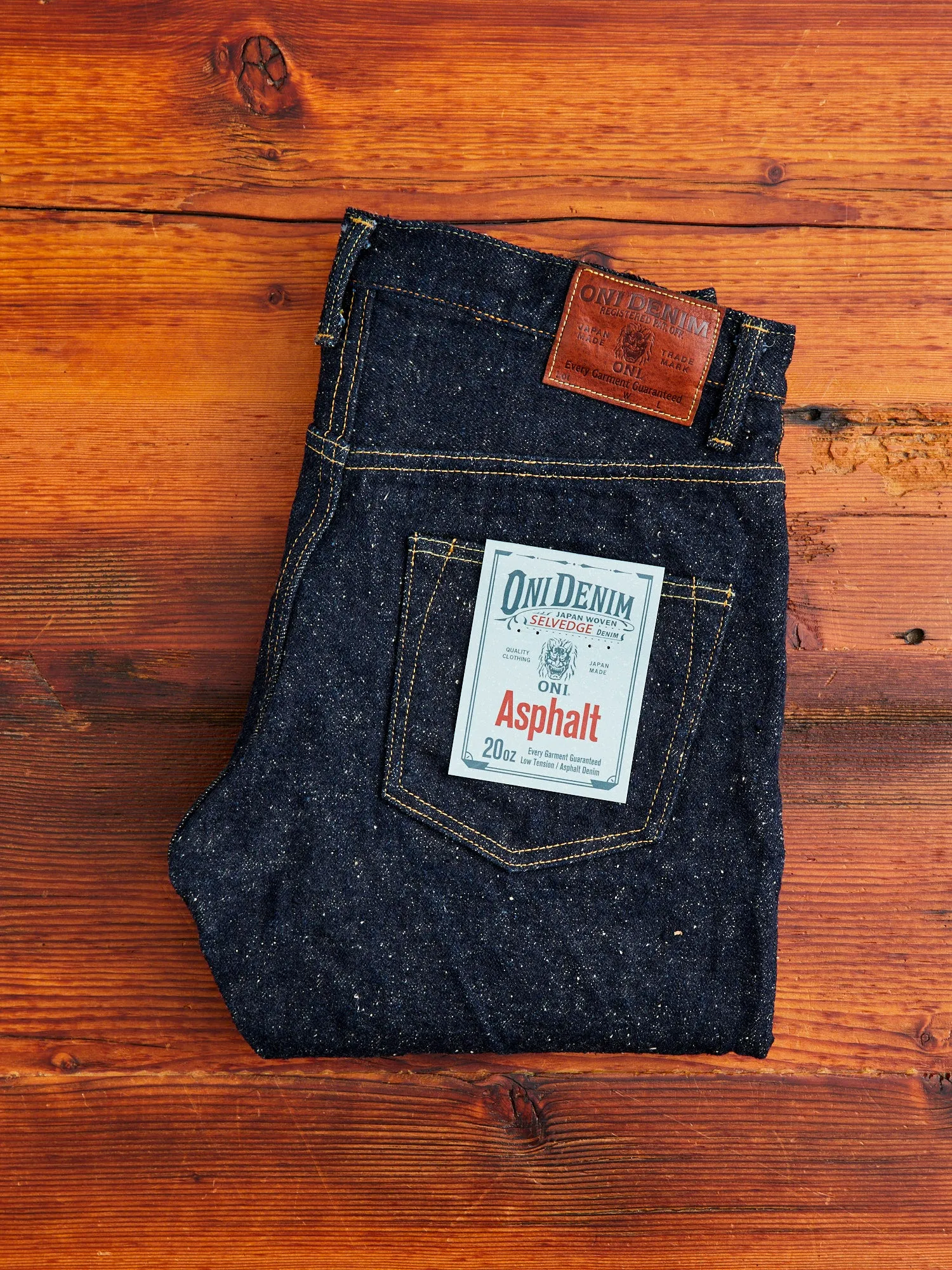 902 "Asphalt" 20oz Selvedge Denim - High Tapered Fit