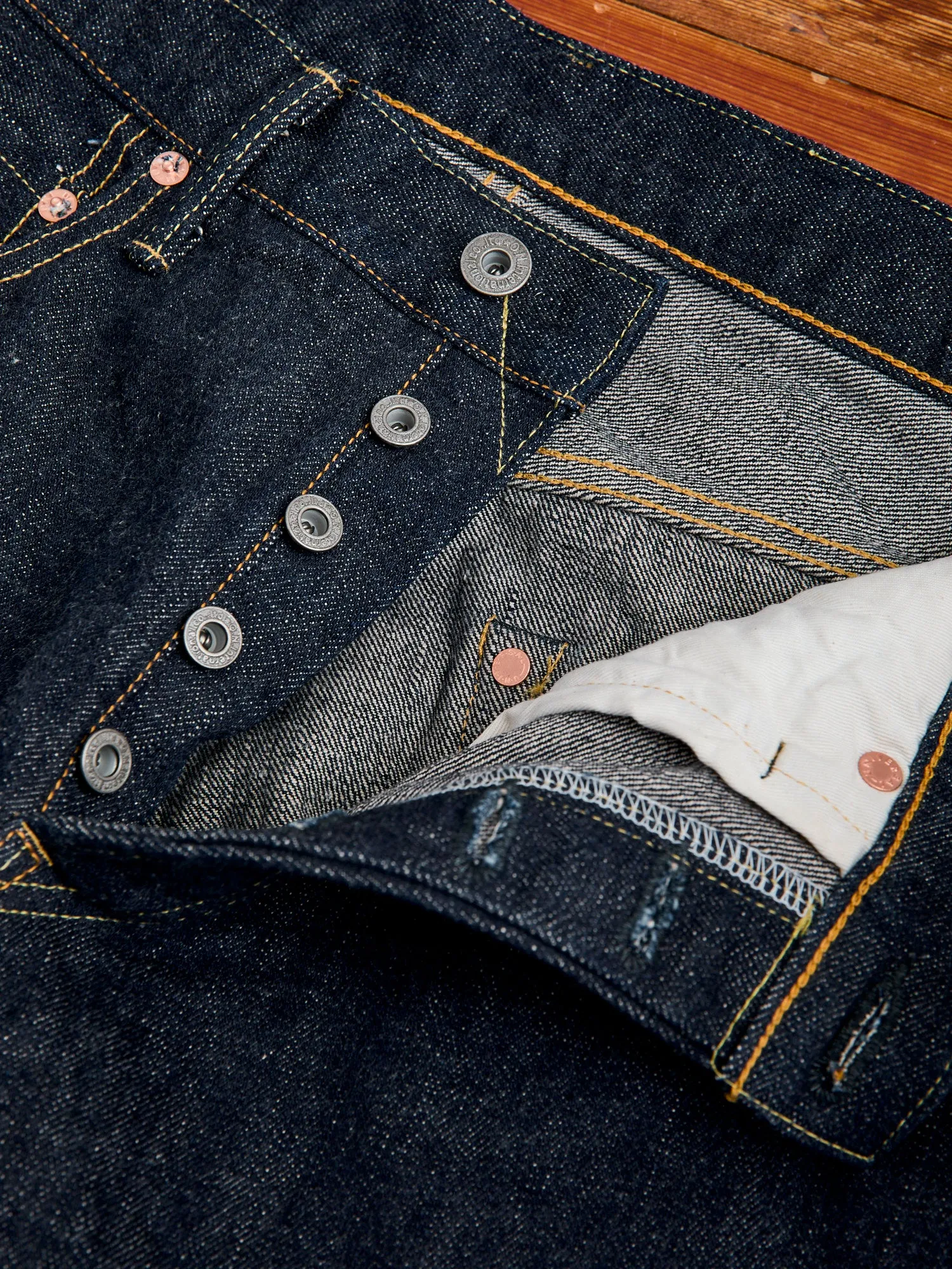 902 "Sleeping Demon" Natural Indigo 15.5oz Selvedge Denim - High Tapered Fit