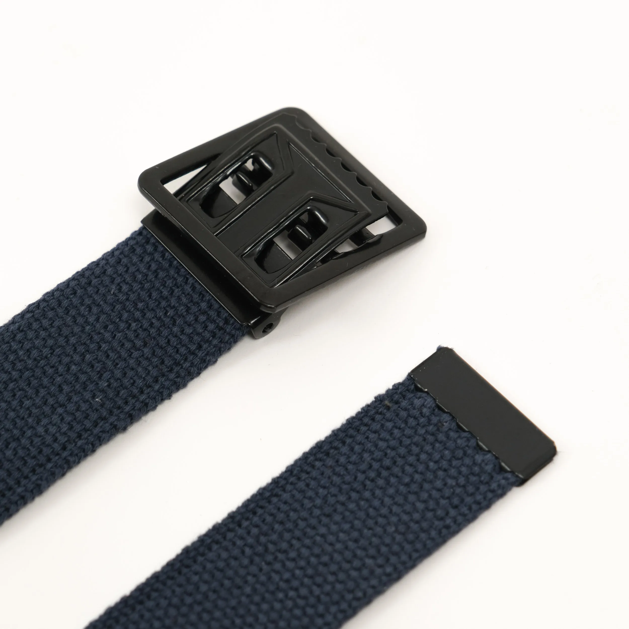 90'S BELT - NAVY / METAL BUCKLE