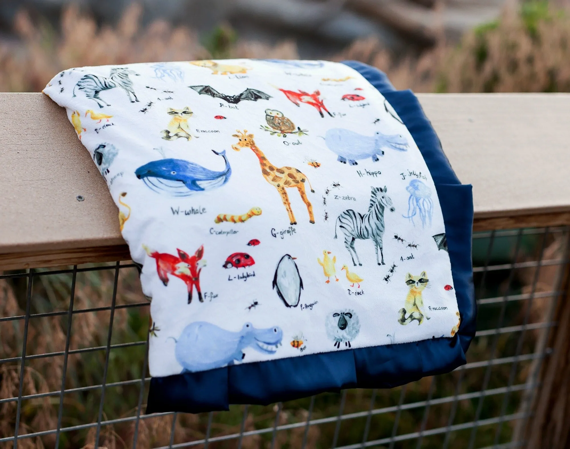 ABC Zoo Blanket