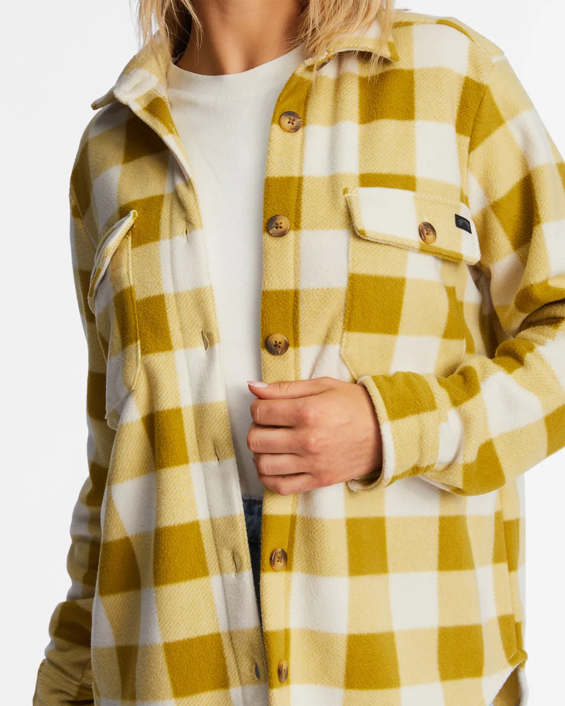 A/Div Forge Fleece Flannel Shacket - Fresh Moss