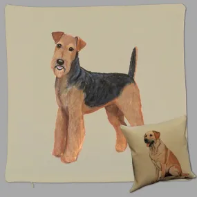 Airedale Terrier Pillow Cover