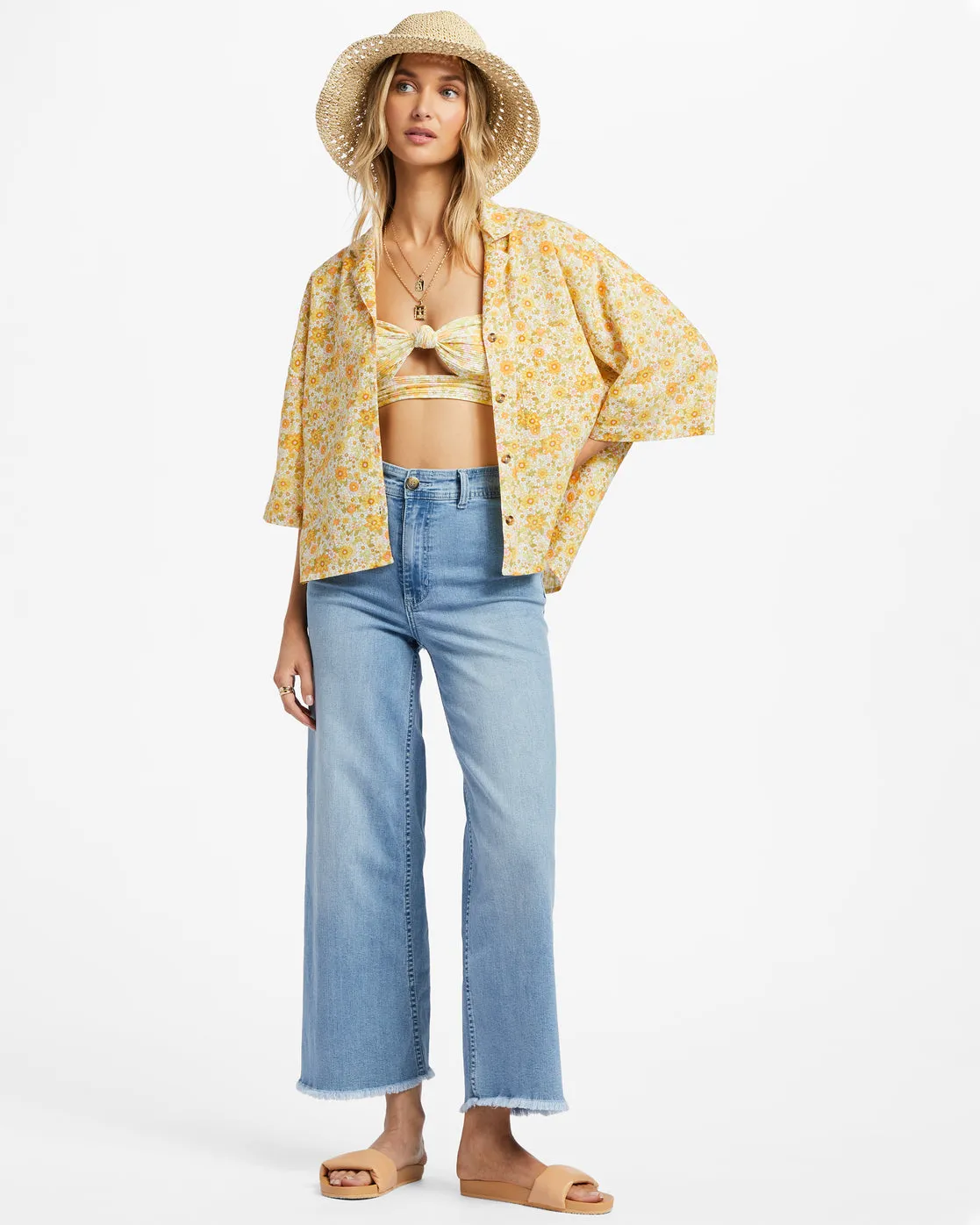 All Good Button-Down Top - Multi 1