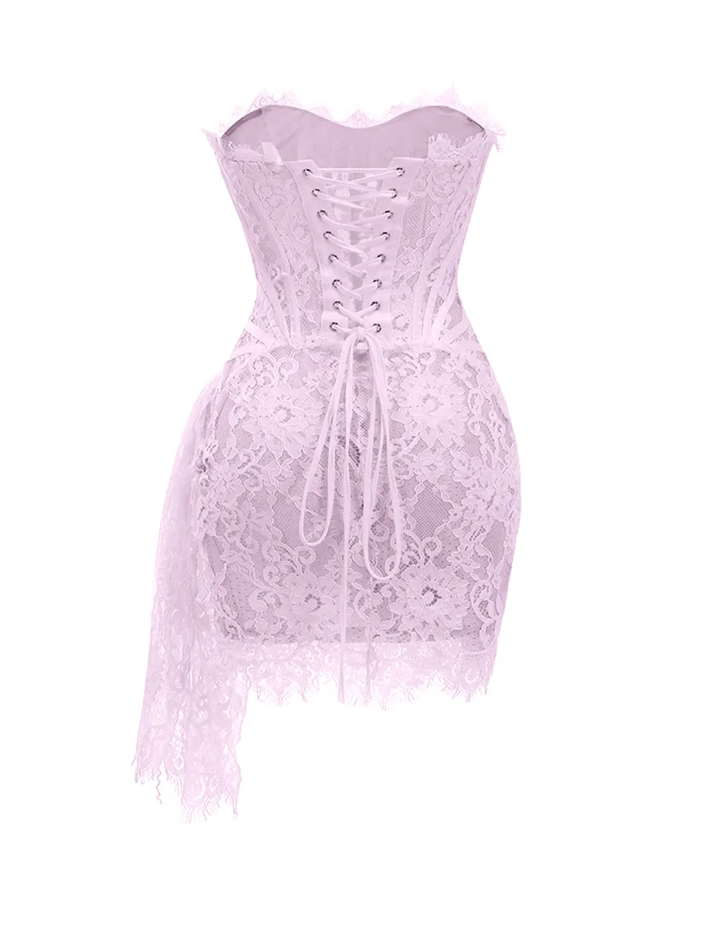 ANGELIC Mini Dress in Lavender