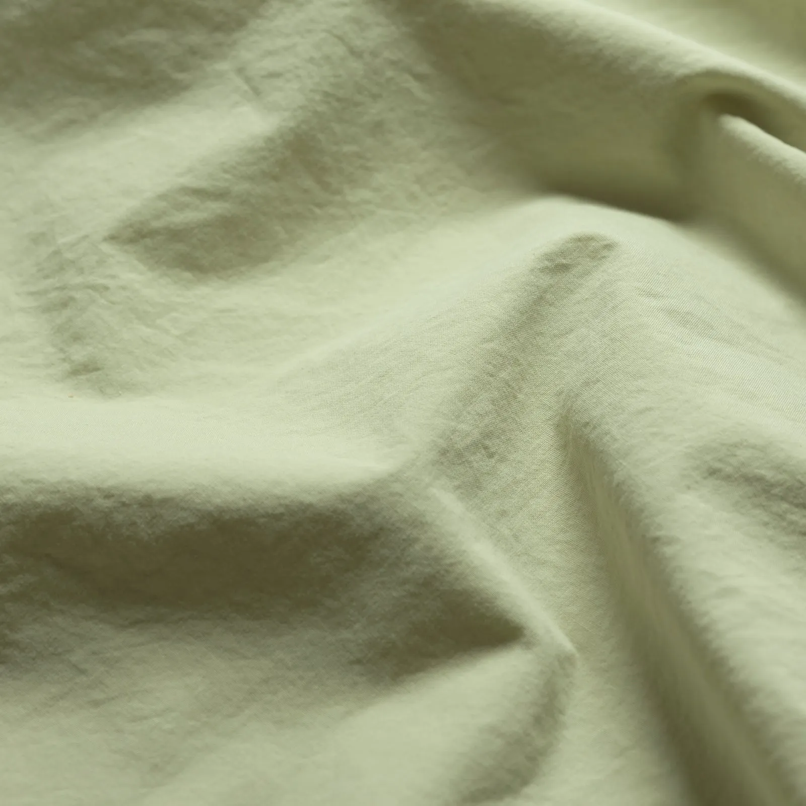 Apple Washed Cotton Percale Flat Sheet