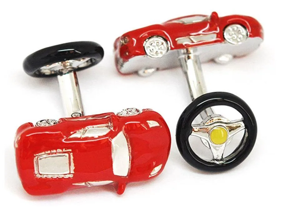 Babette Wasserman Sports Car Cufflinks