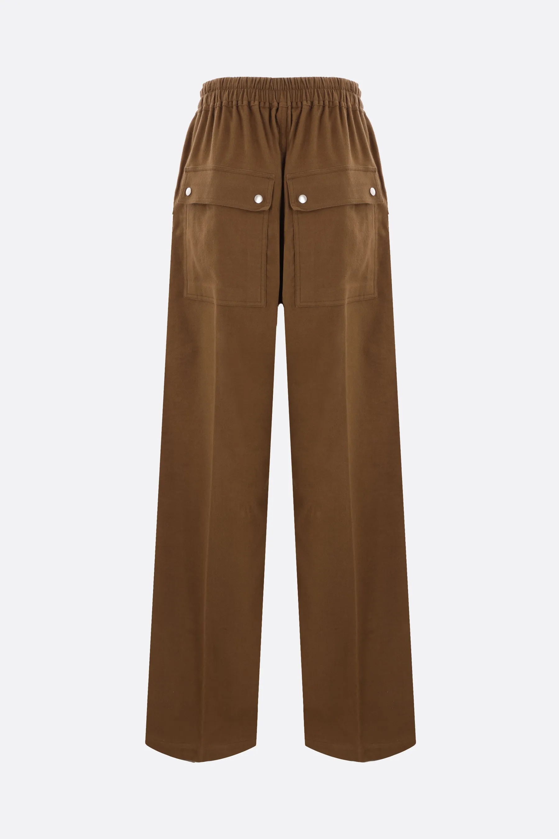 Bela wide-leg flannel trousers