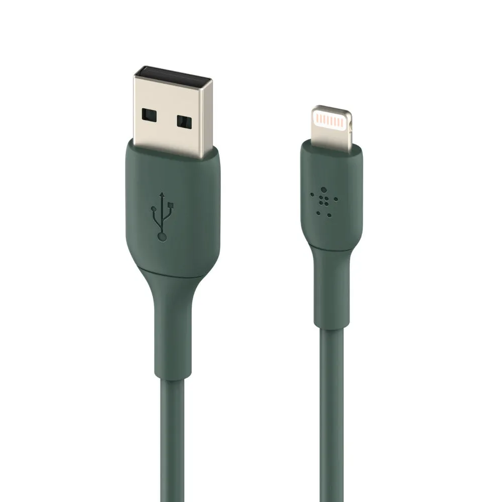 Belkin Boost Charge 1-Meter Lightning to USB-A Cable for iPhones - Midnight Green