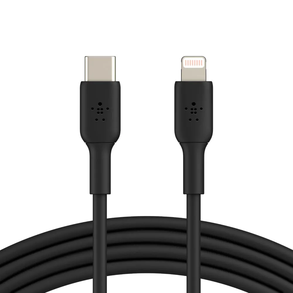 Belkin Boost Charge 1 Meter USB-C to Lightning Cable - Black