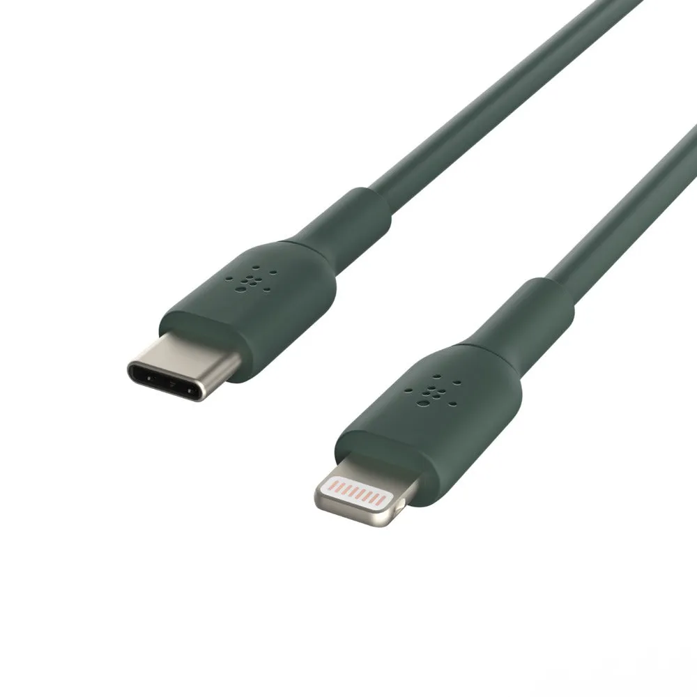 Belkin Boost Charge 1 Meter USB-C to Lightning Cable - Midnight Green