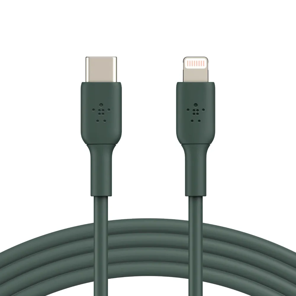 Belkin Boost Charge 1 Meter USB-C to Lightning Cable - Midnight Green