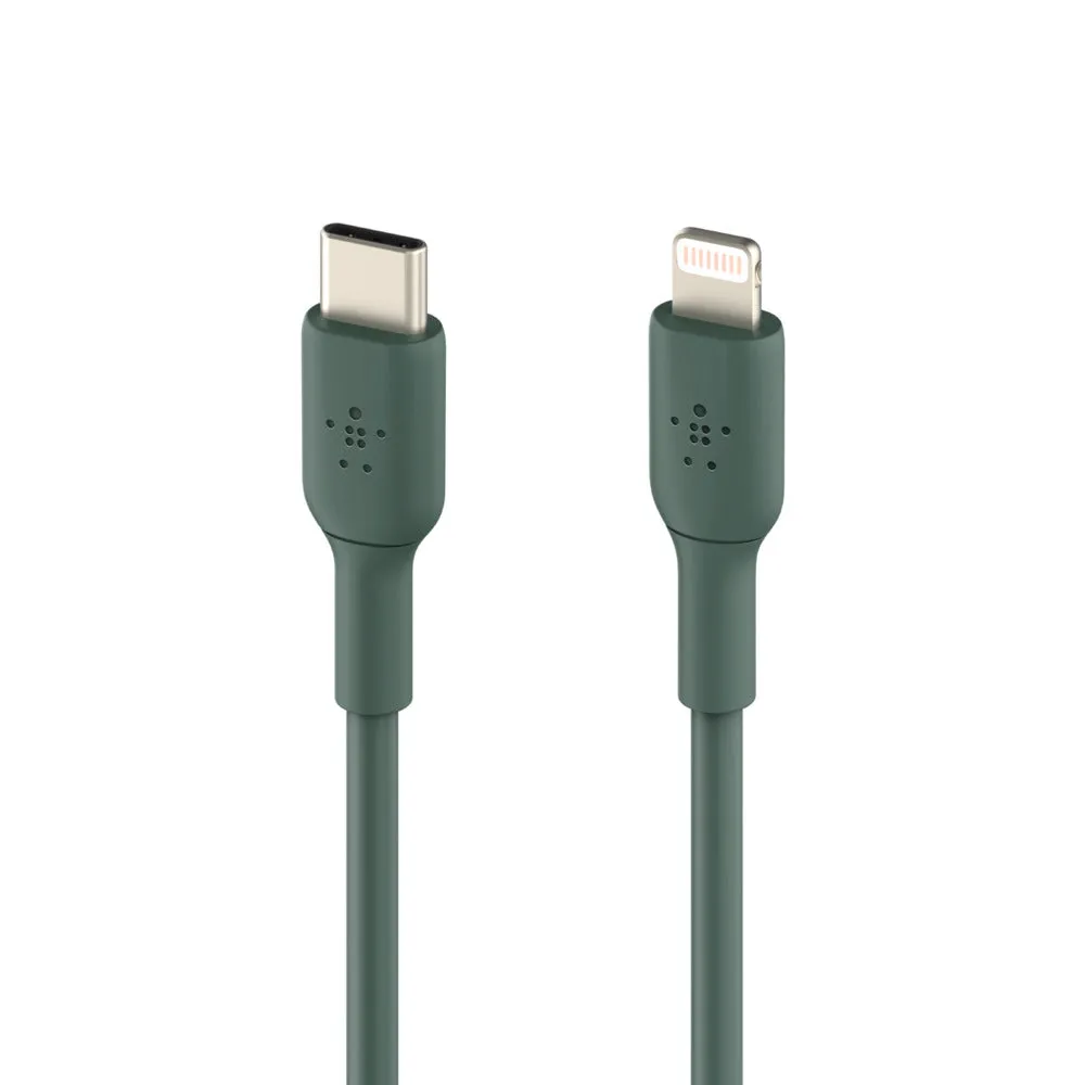 Belkin Boost Charge 1 Meter USB-C to Lightning Cable - Midnight Green