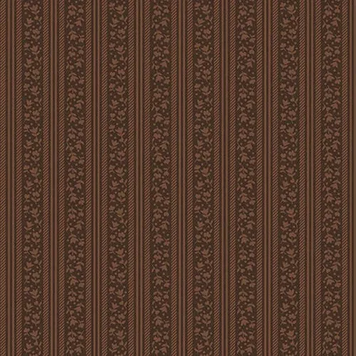 Blank Quilting Abby's Treasures 1319 39 Brown Tulip Stripe By The Yard