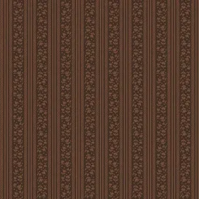 Blank Quilting Abby's Treasures 1319 39 Brown Tulip Stripe By The Yard