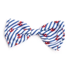 Bow Tie | Navy Stripe Anchors