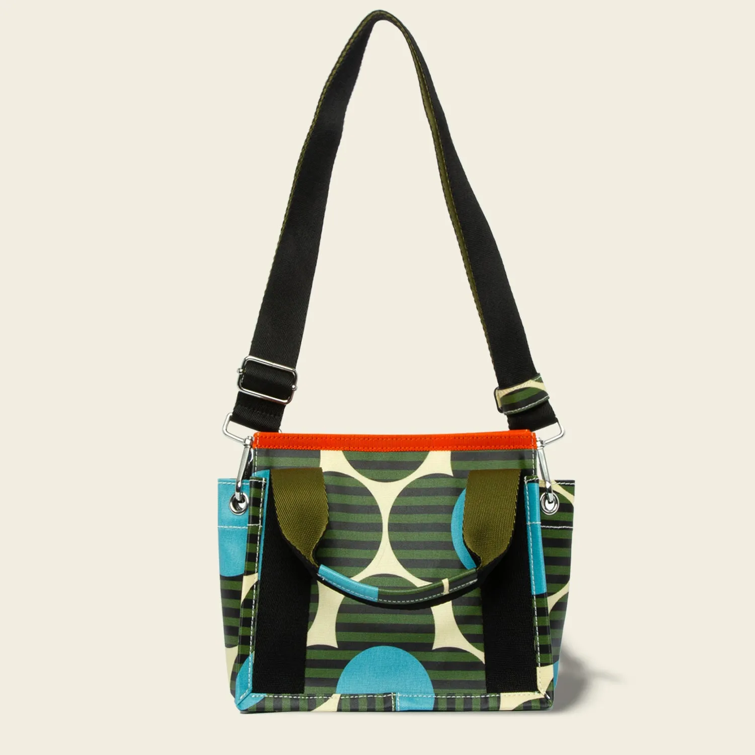 Bromell Handbag - Stripe Flower