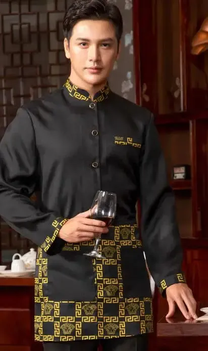 Cafe and Chinese Restaurant Waitress Uniform