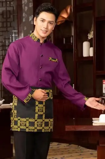 Cafe and Chinese Restaurant Waitress Uniform