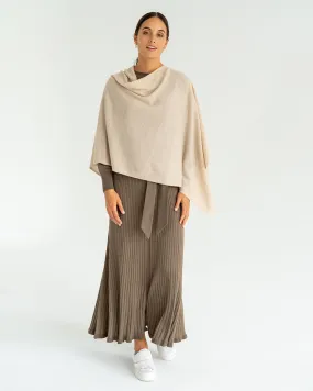 Cashmere Caplet - Oatmeal