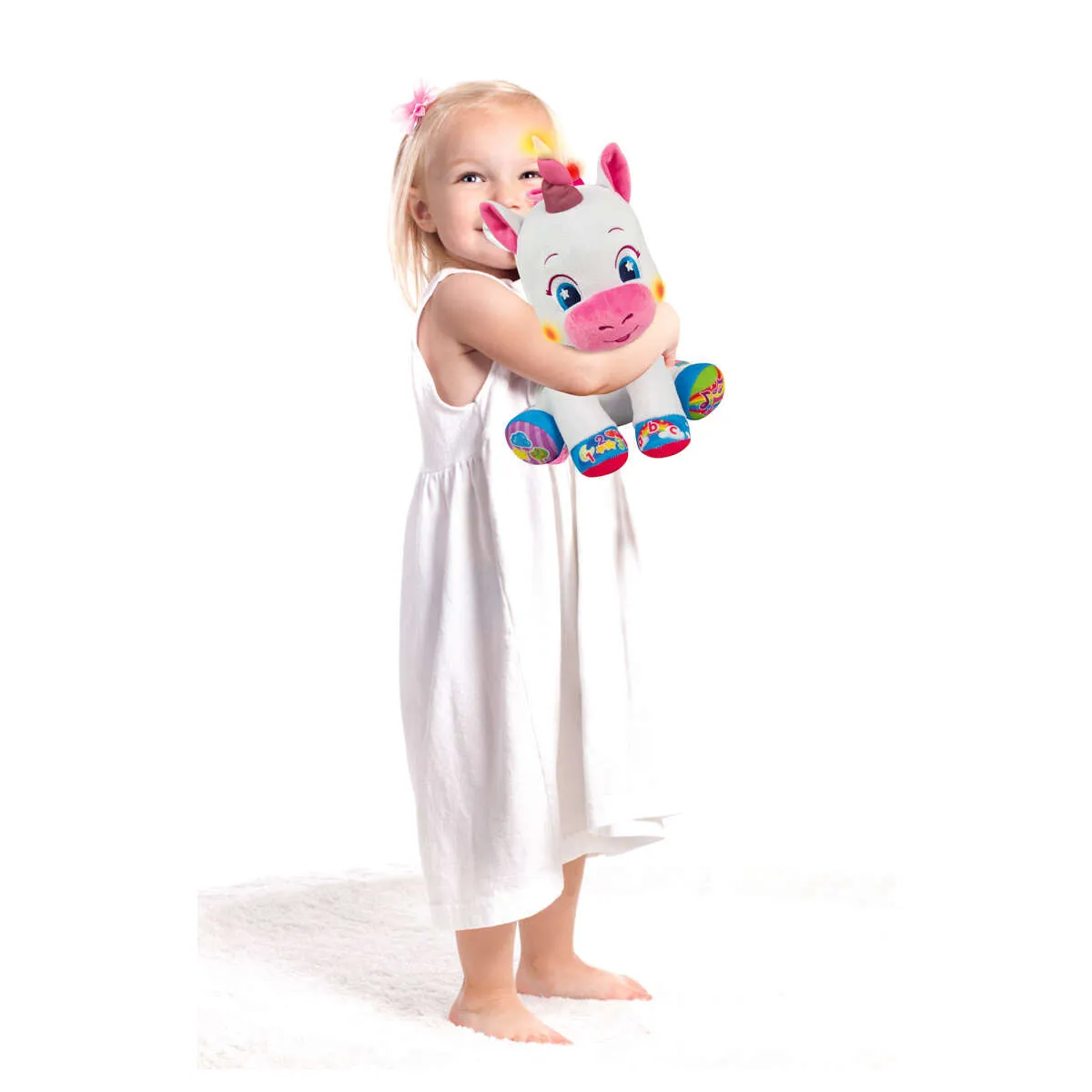 Clementoni Baby Unicorn Sings and Lights Up Toy