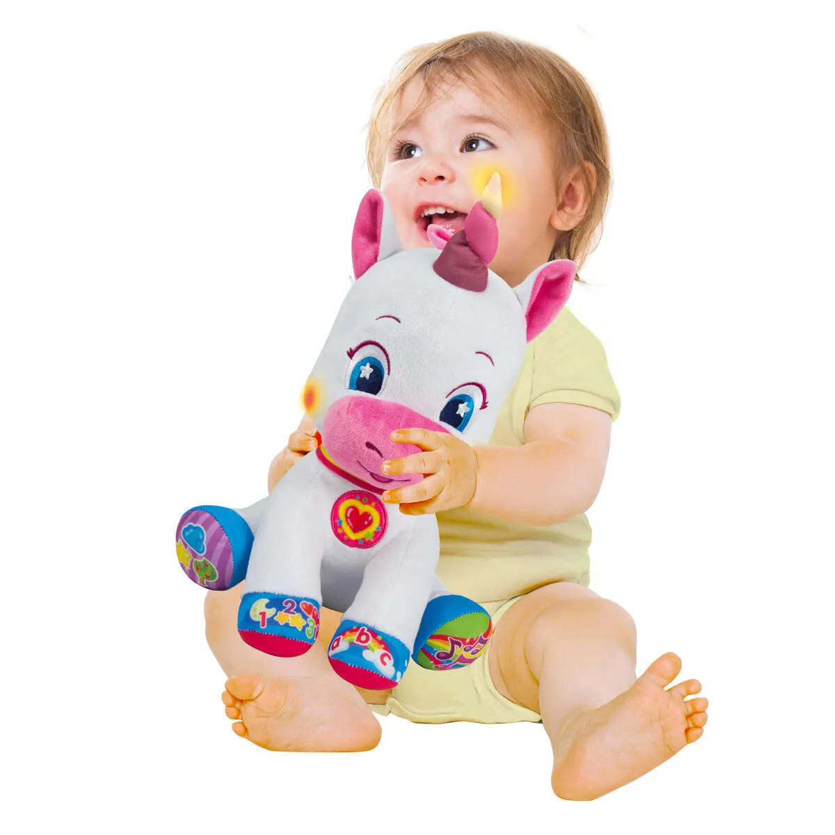 Clementoni Baby Unicorn Sings and Lights Up Toy