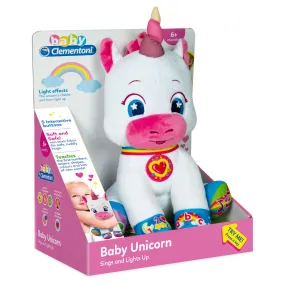 Clementoni Baby Unicorn Sings and Lights Up Toy