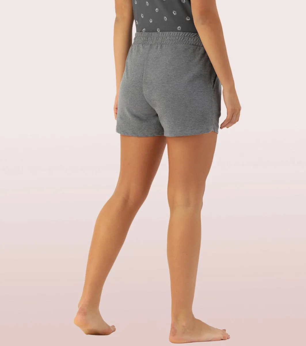 Comfy Shorts | Terry Shorts With Adjustable Waistband & Pockets