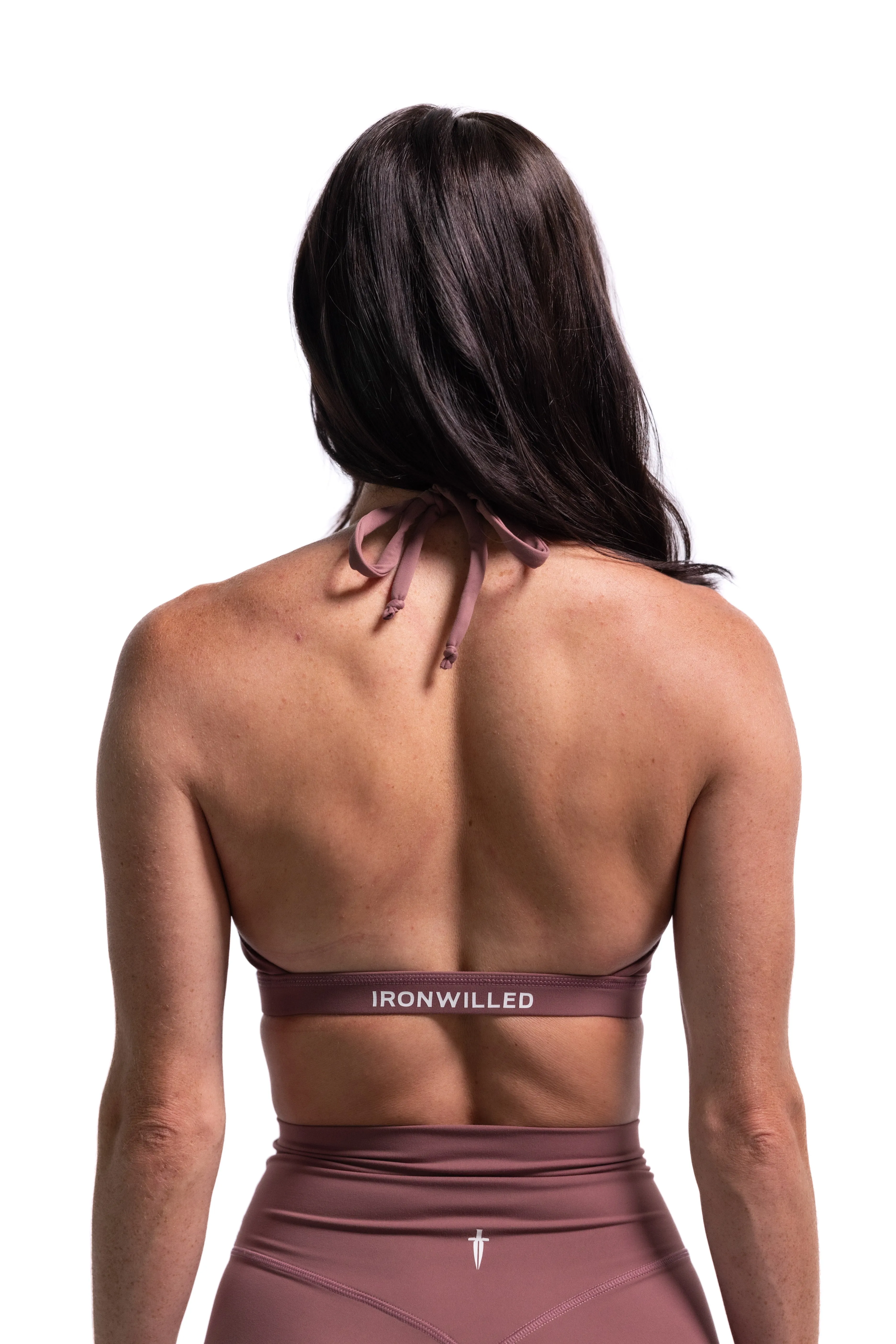 CORE HALTER SPORTS BRA - MAUVE