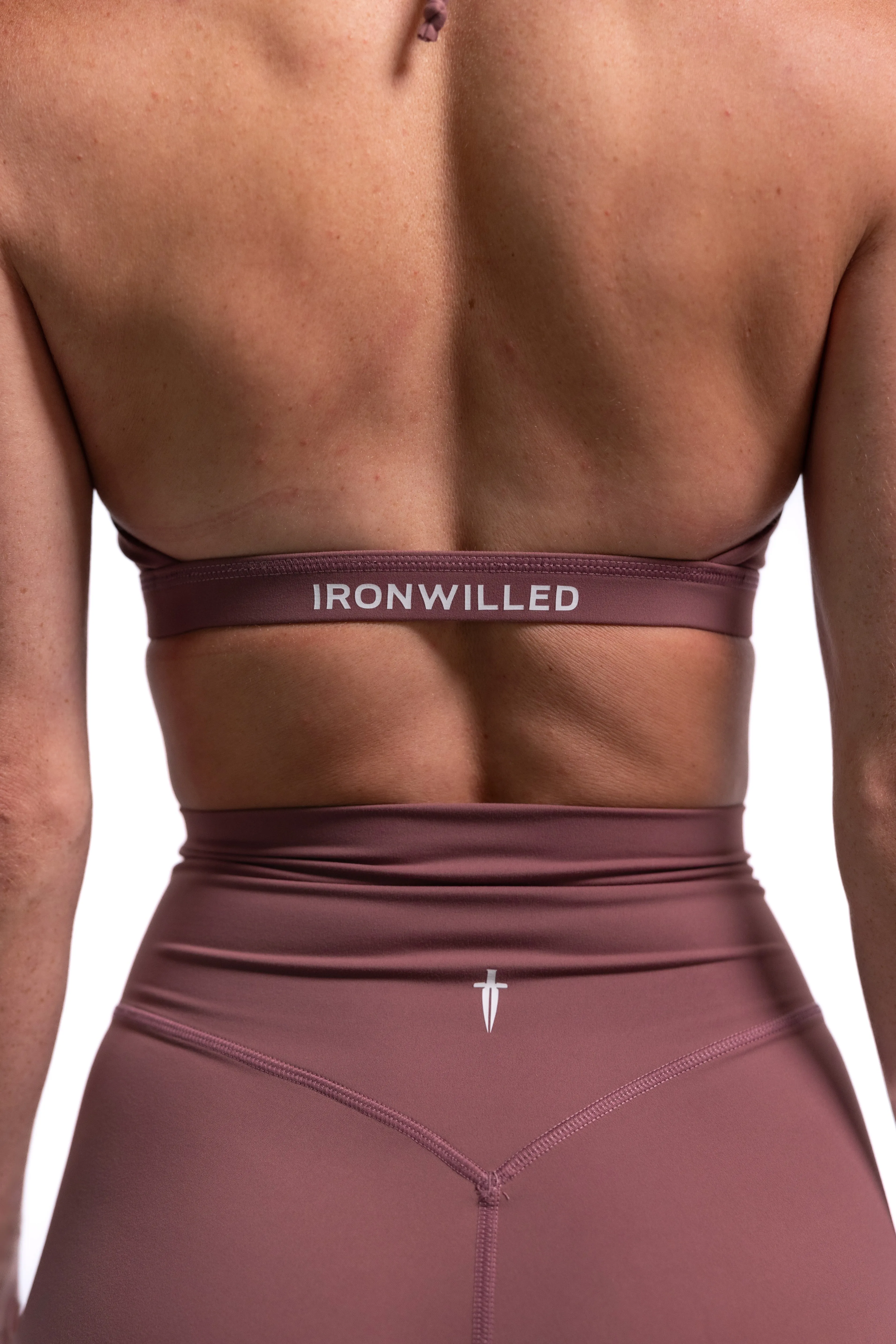 CORE HALTER SPORTS BRA - MAUVE