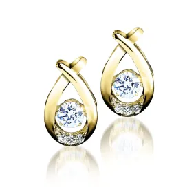 'Dancing' Jewelry Gold Earrings