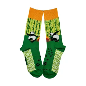 Dancing Panda Socks from the Sock Panda (Adult Small -  Shoe Sizes 2-5)