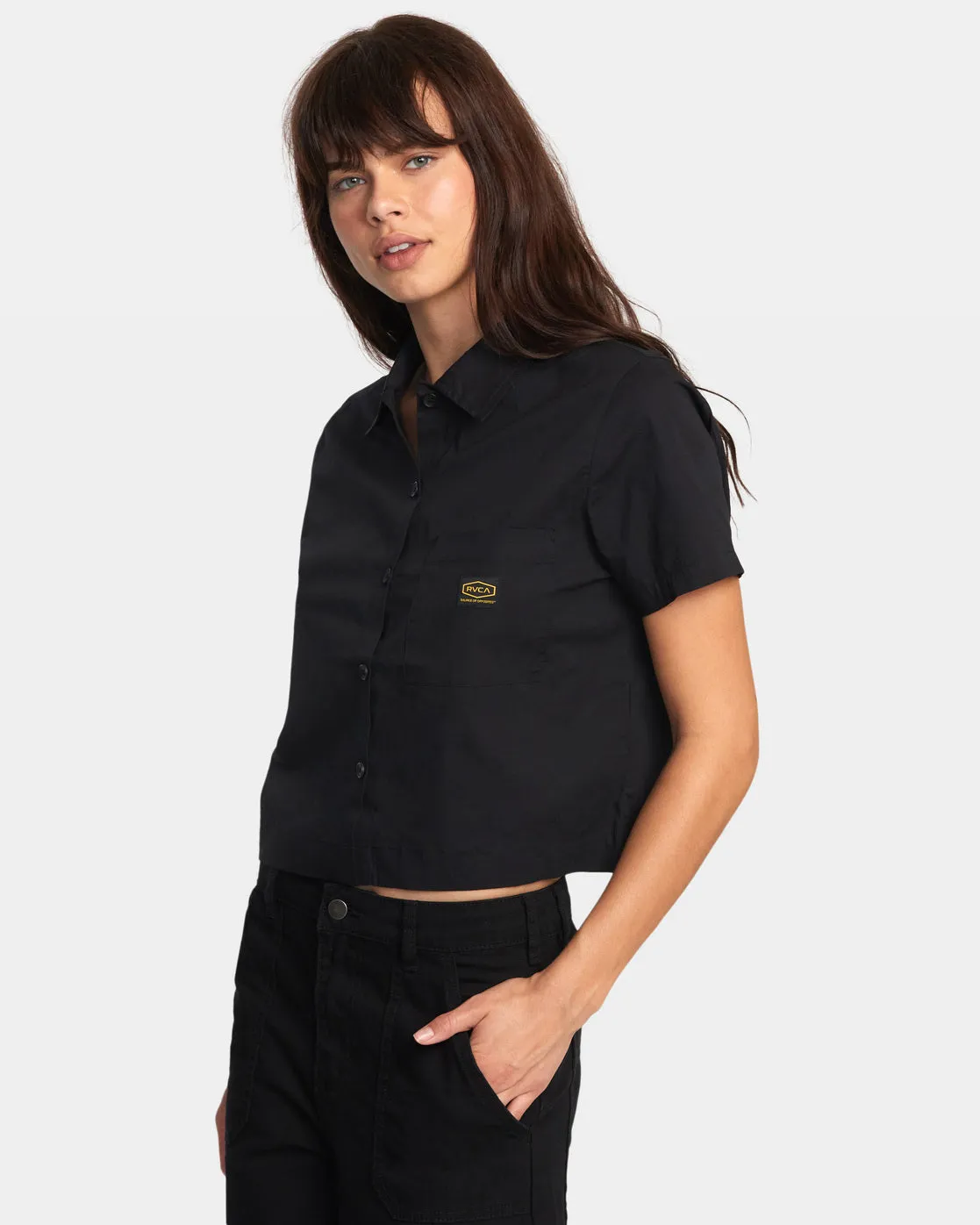 Dayshift Short Sleeve Shirt - RVCA Black