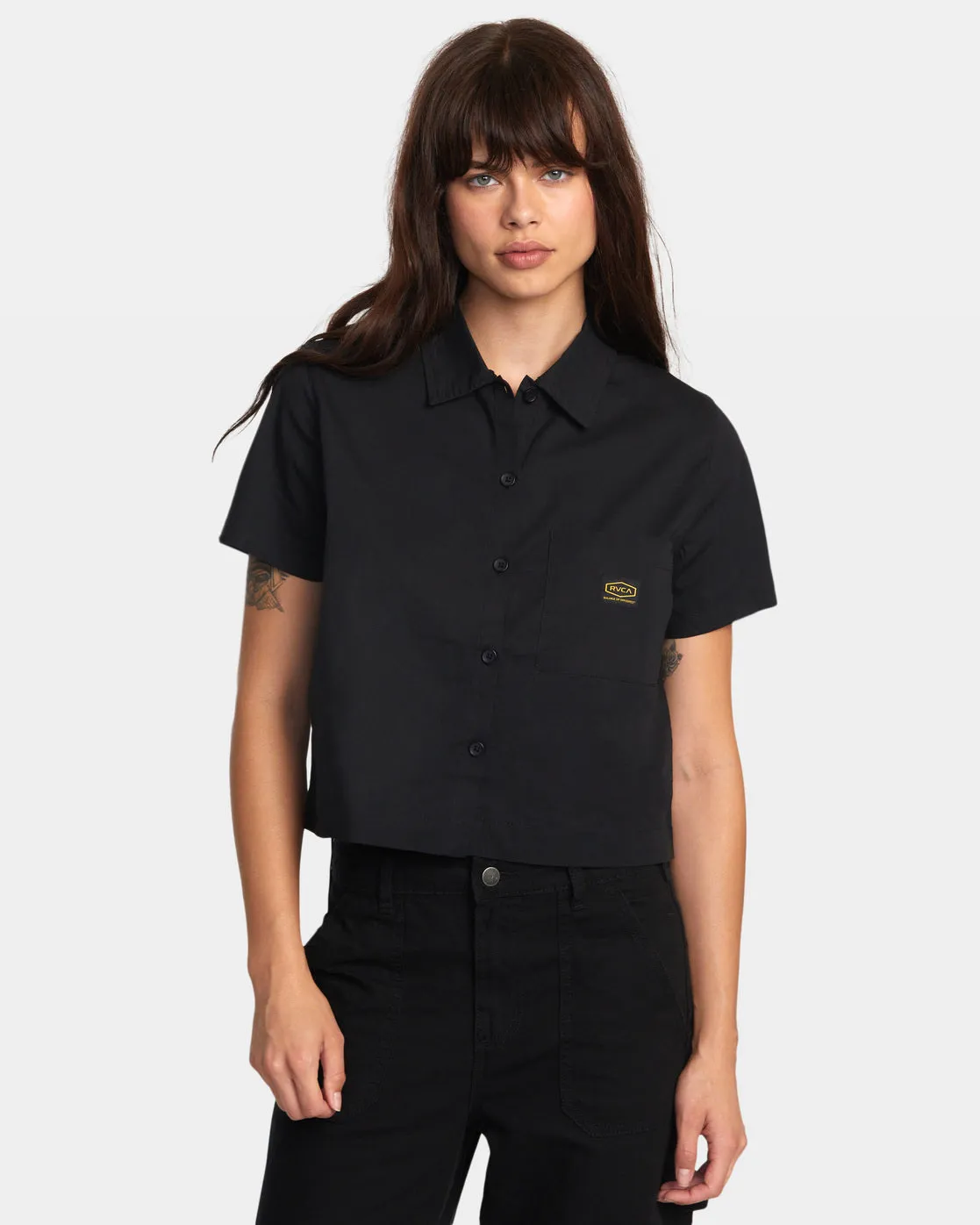 Dayshift Short Sleeve Shirt - RVCA Black